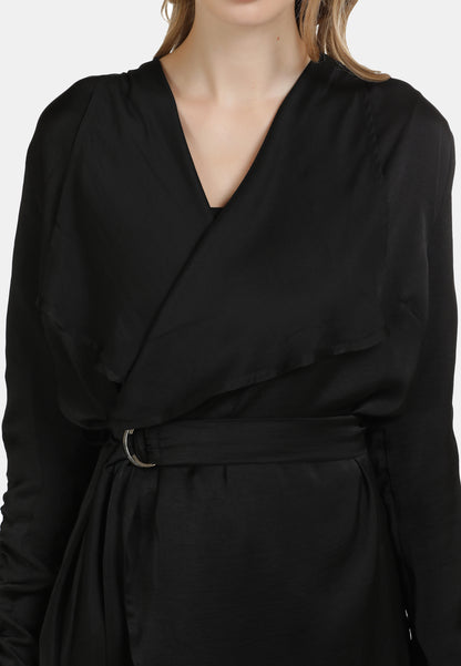 DreiMaster Vintage Women's Satinmantel