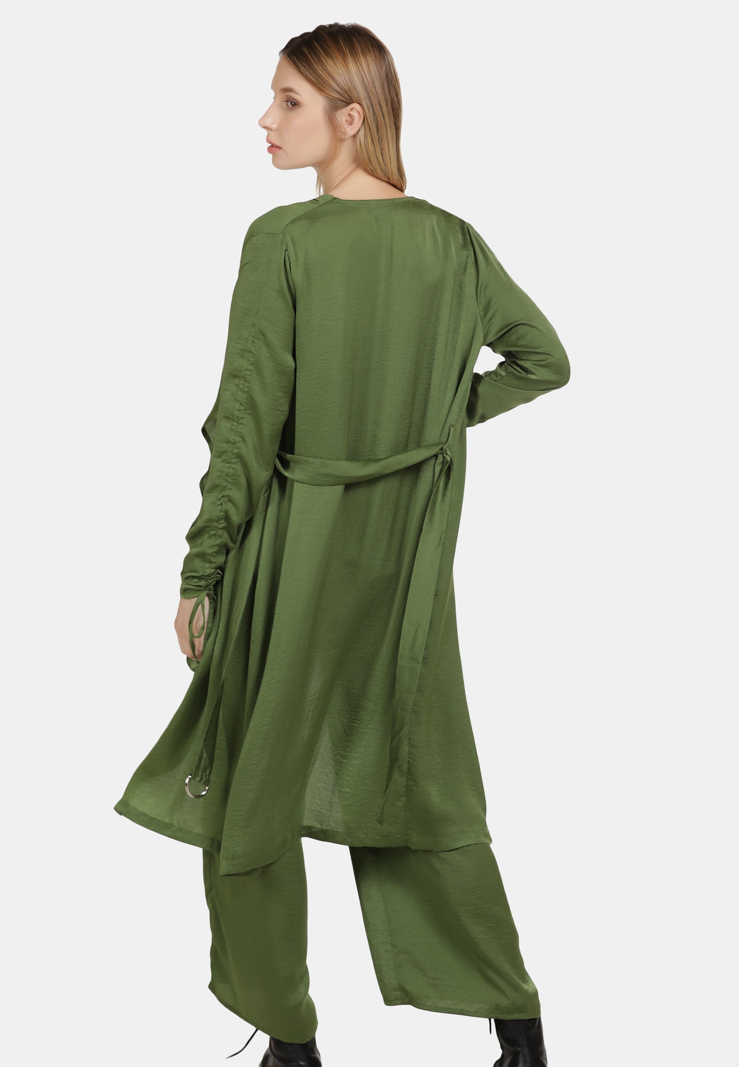 DreiMaster Vintage Women's Satinmantel
