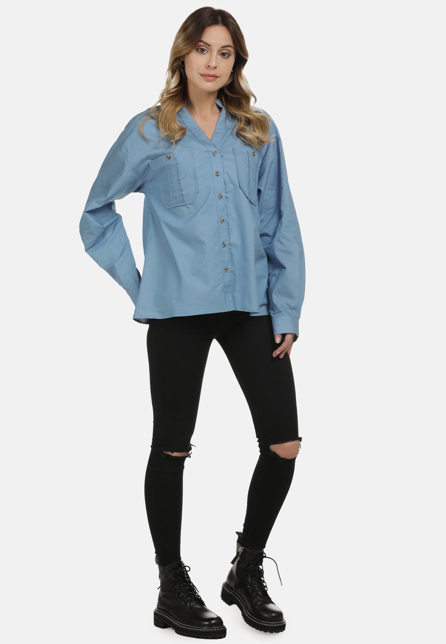 DreiMaster Vintage Damen Bluse