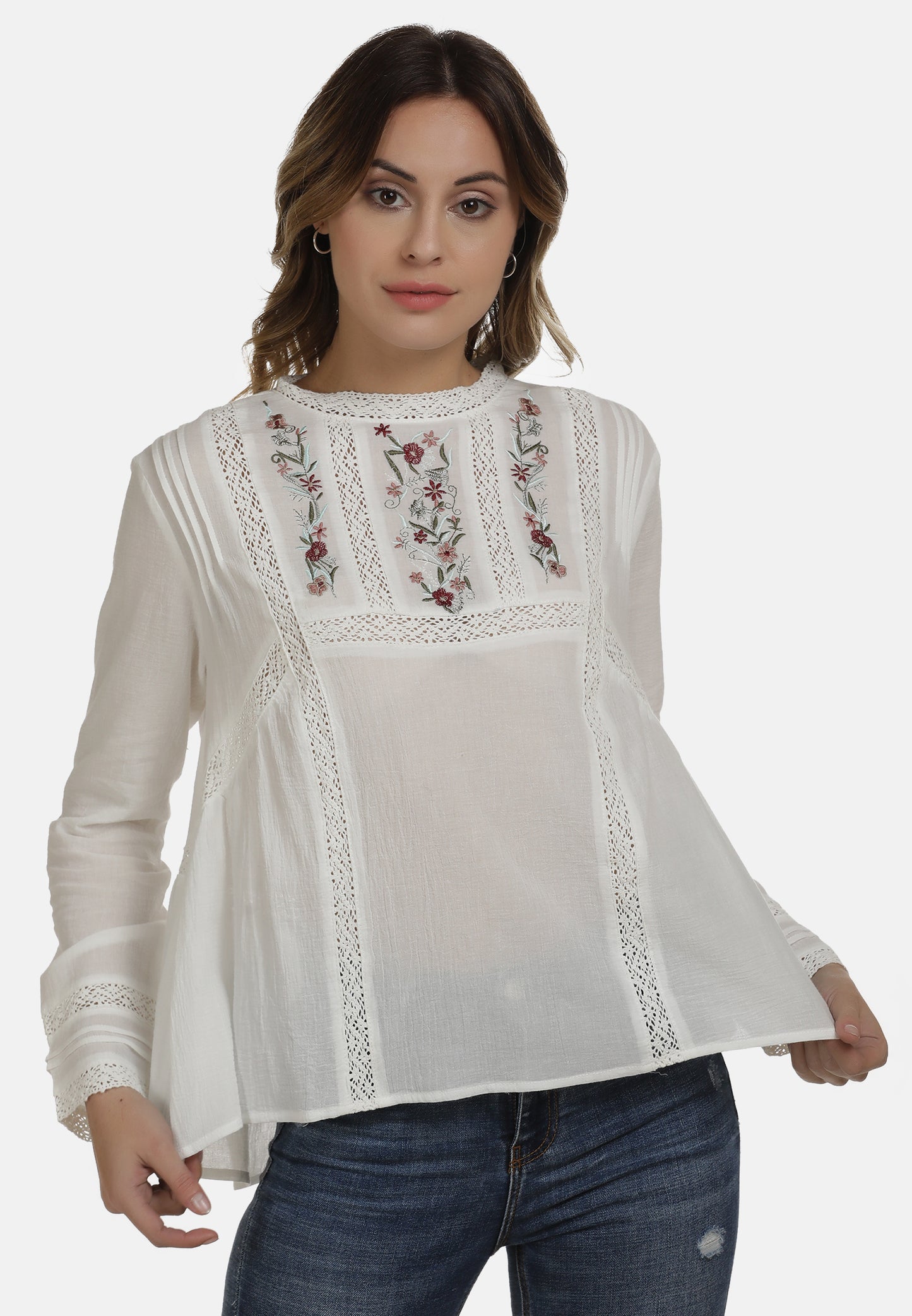 DreiMaster Vintage Damen Bluse