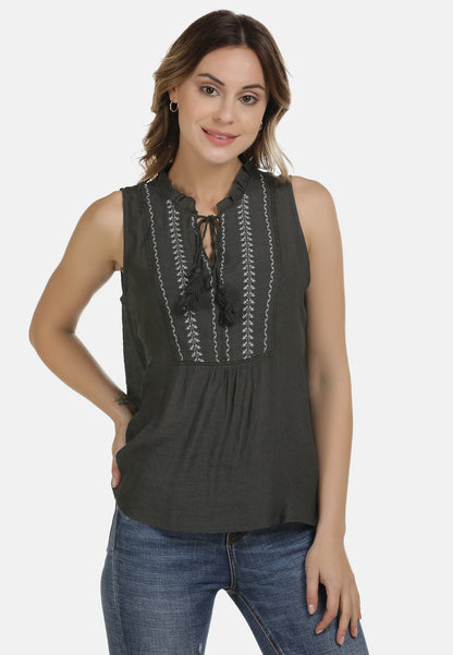DreiMaster Vintage Damen Bluse