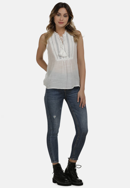 DreiMaster Vintage Damen Bluse