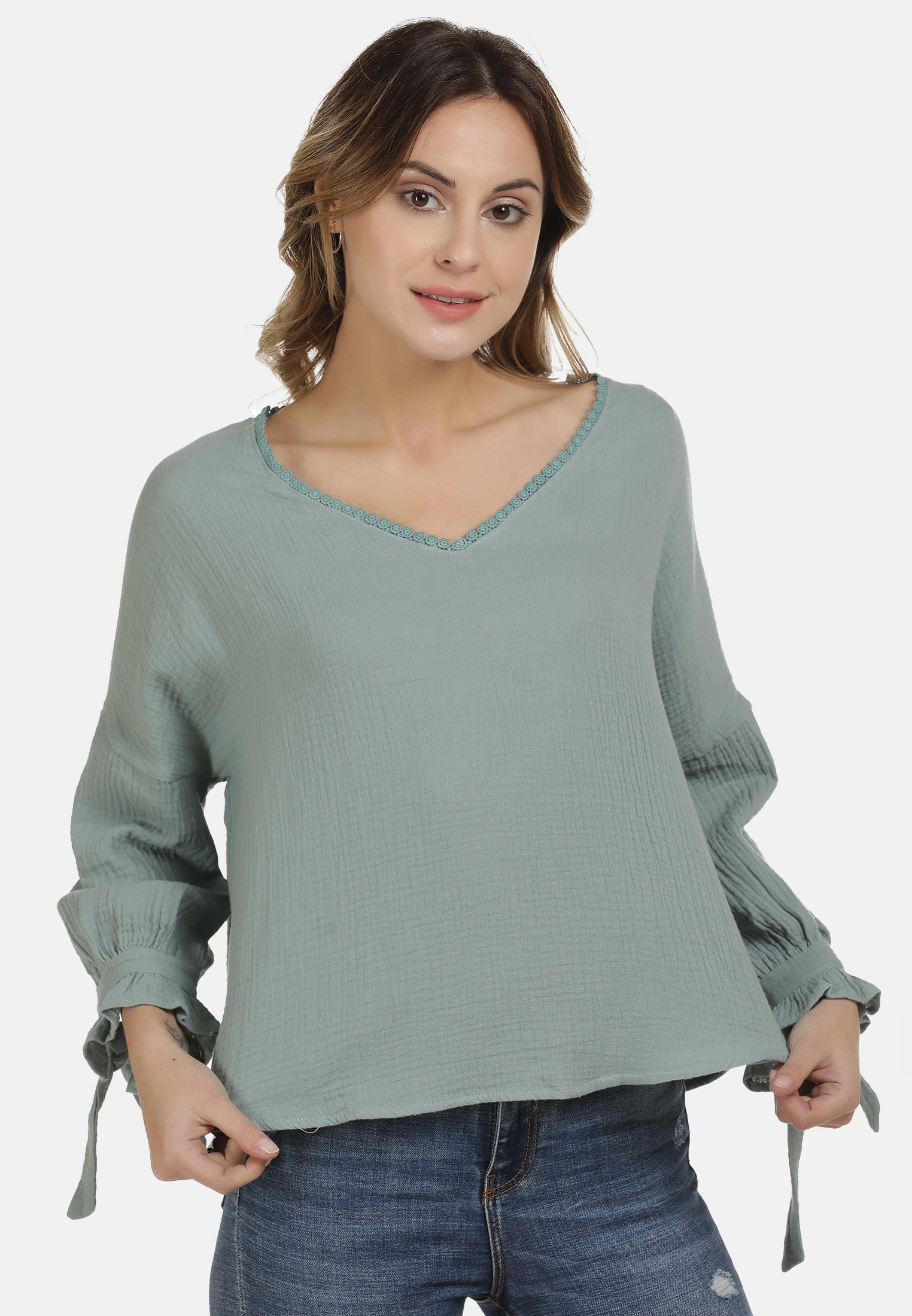 DreiMaster Vintage Damen Bluse