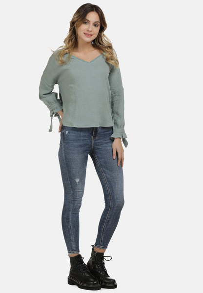DreiMaster Vintage Damen Bluse