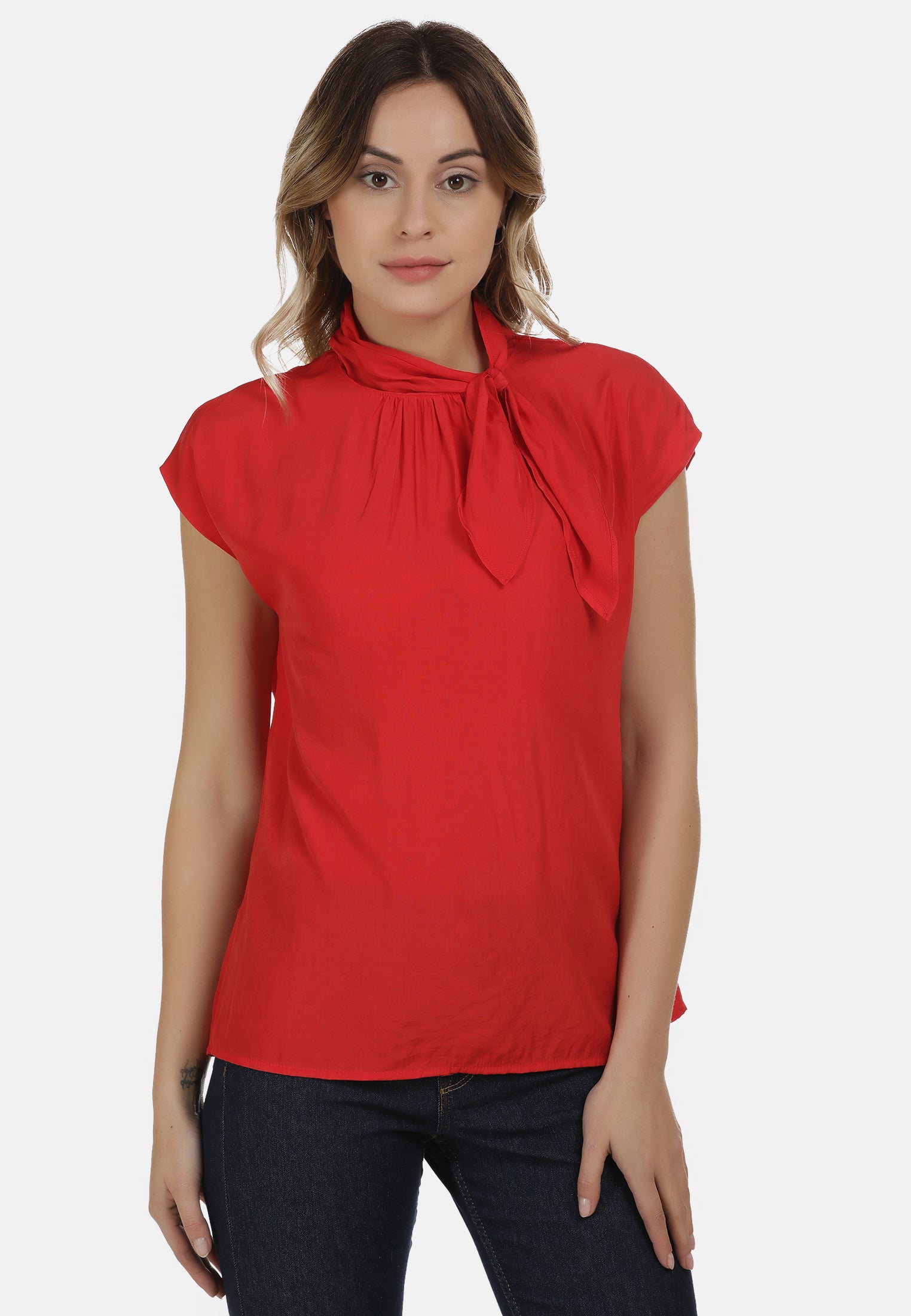 DreiMaster Maritim Women's Schluppenbluse