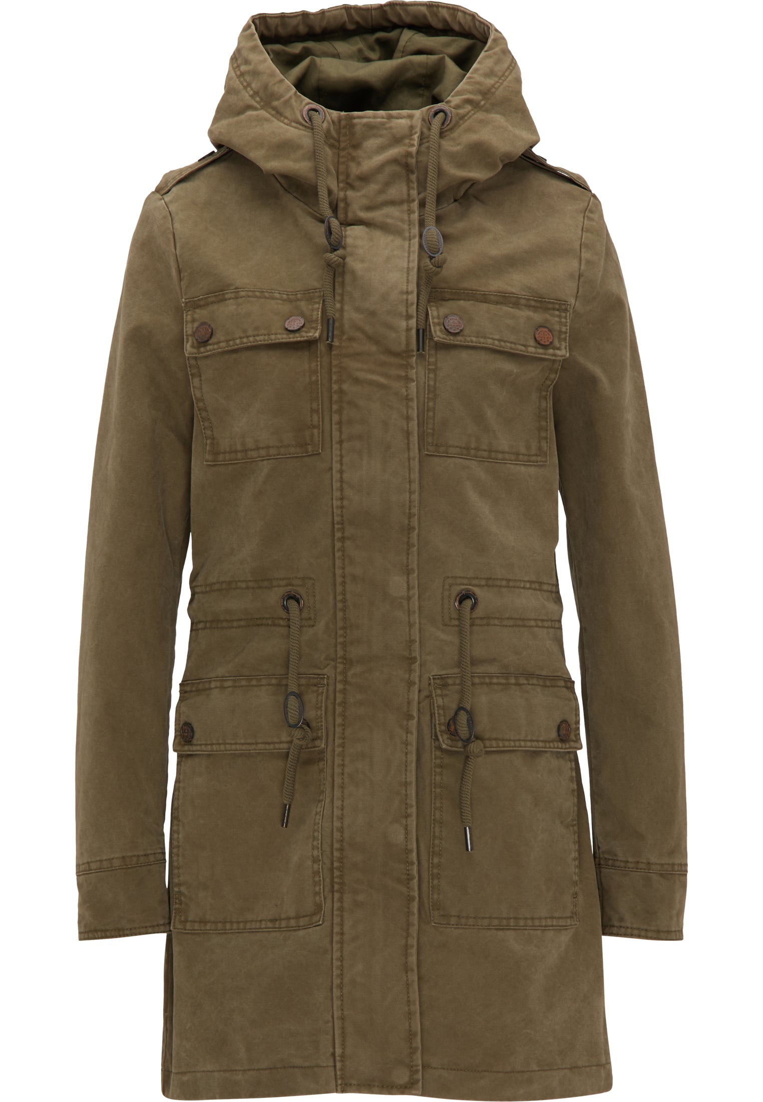 DreiMaster Vintage Damen-Baumwoll-Parka