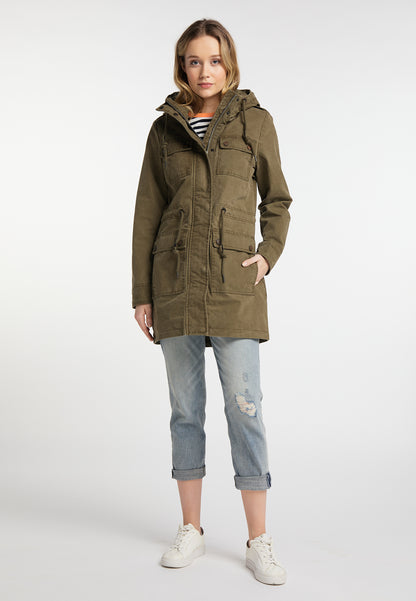 DreiMaster Vintage Damen-Baumwoll-Parka