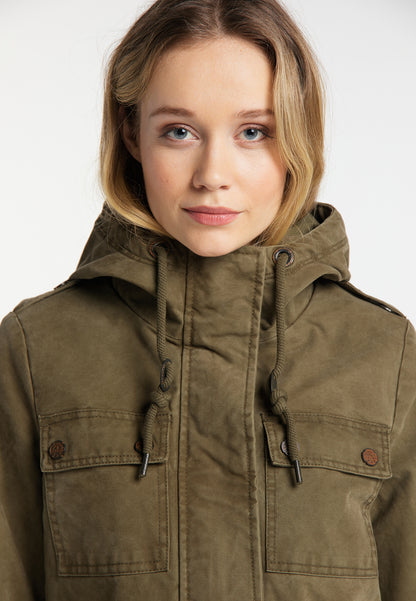 DreiMaster Vintage Damen-Baumwoll-Parka