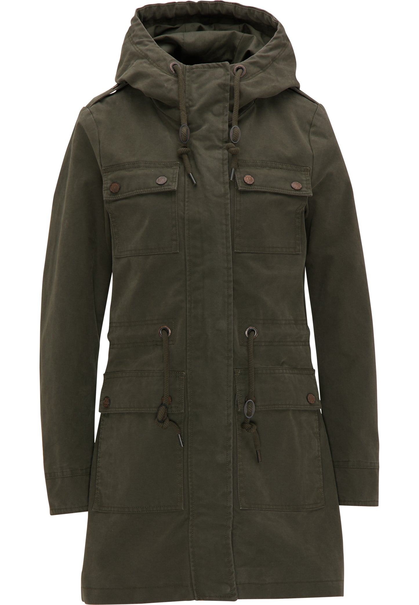 DreiMaster Vintage Damen-Baumwoll-Parka