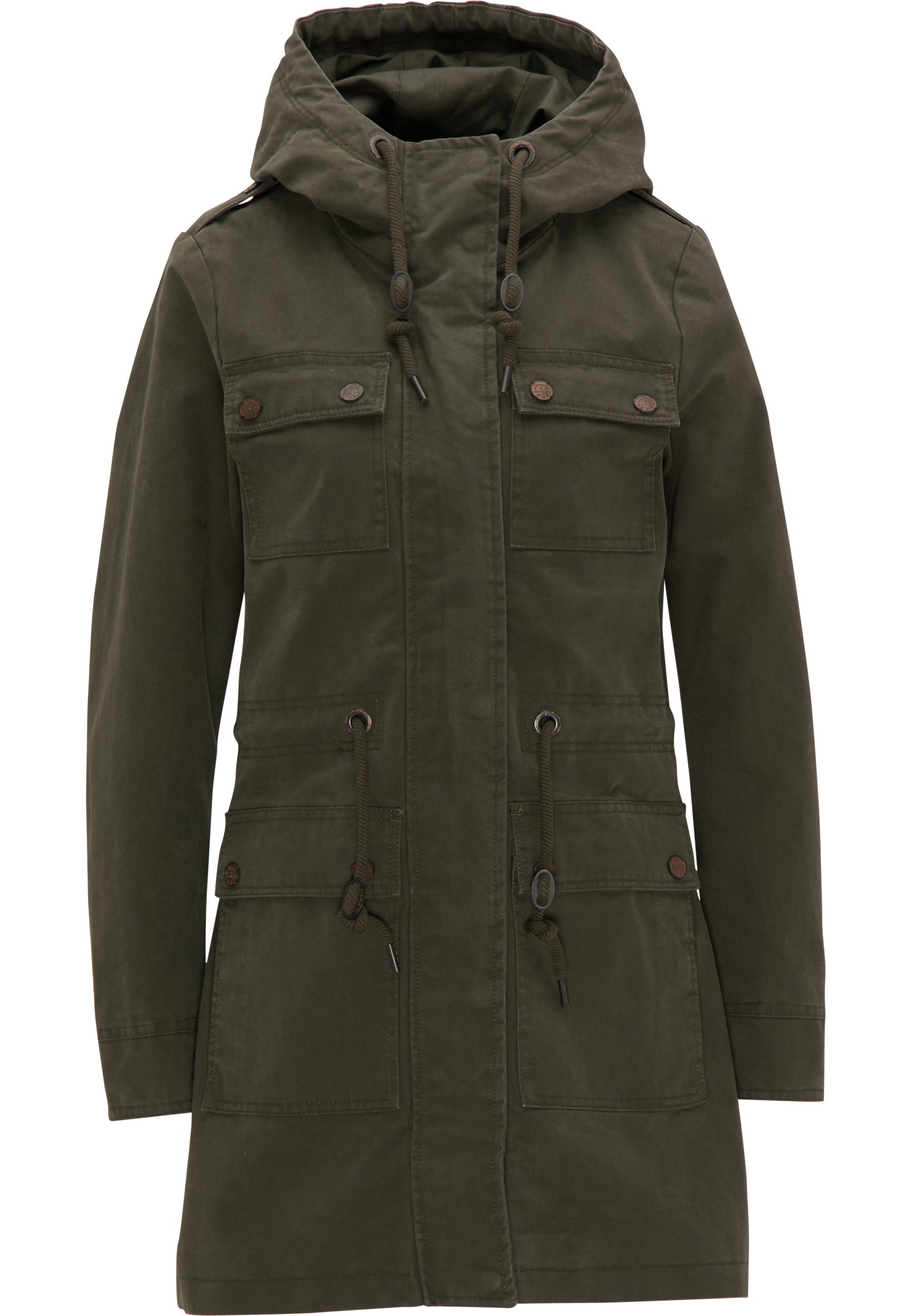 DreiMaster Vintage Damen-Baumwoll-Parka