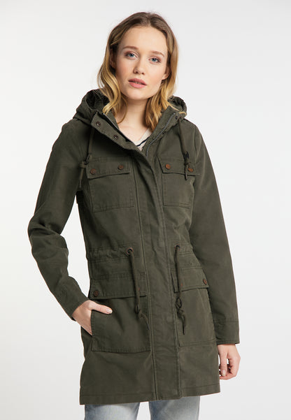 DreiMaster Vintage Damen-Baumwoll-Parka
