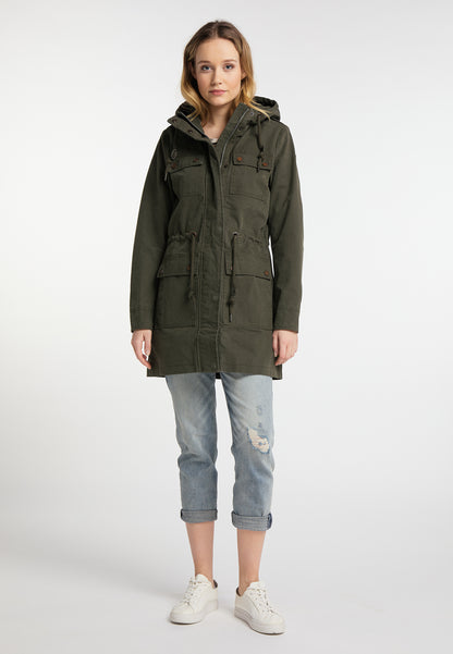 DreiMaster Vintage Damen-Baumwoll-Parka
