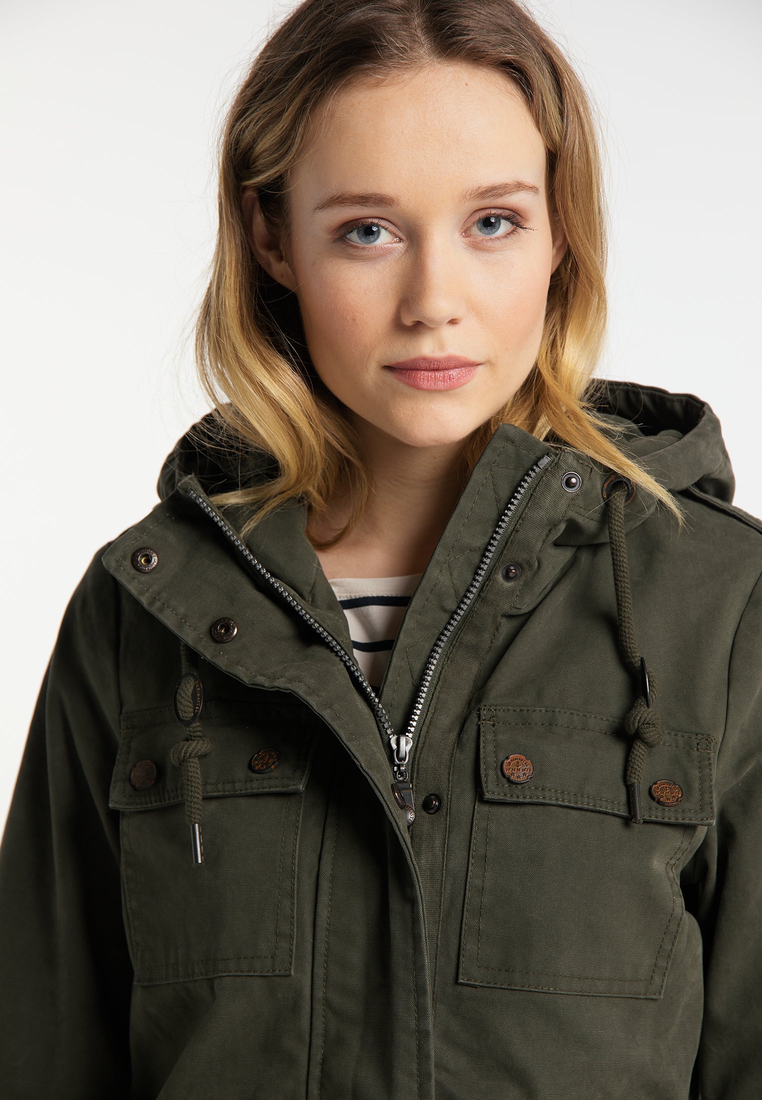 DreiMaster Vintage Damen-Baumwoll-Parka