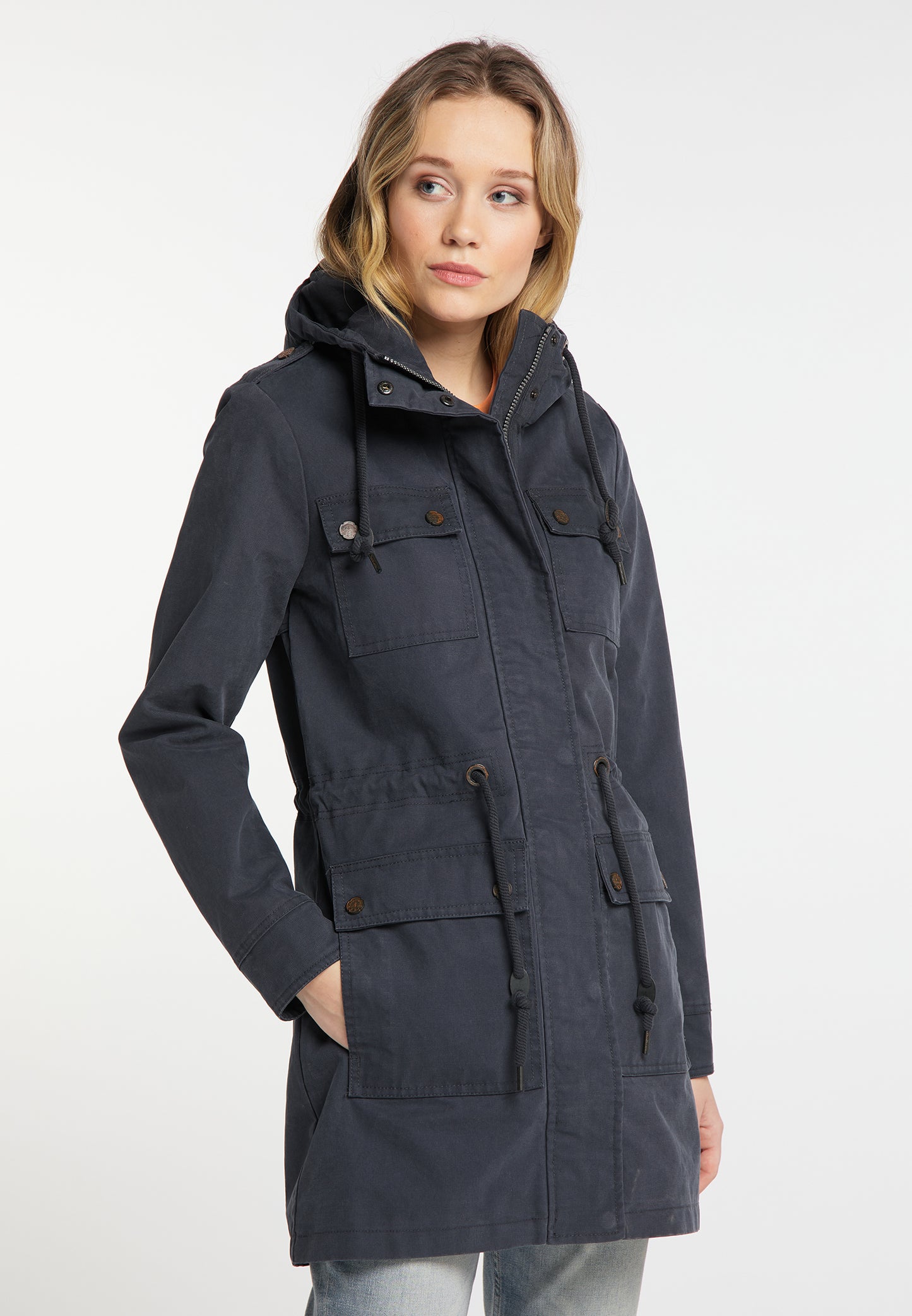 DreiMaster Vintage Damen-Baumwoll-Parka