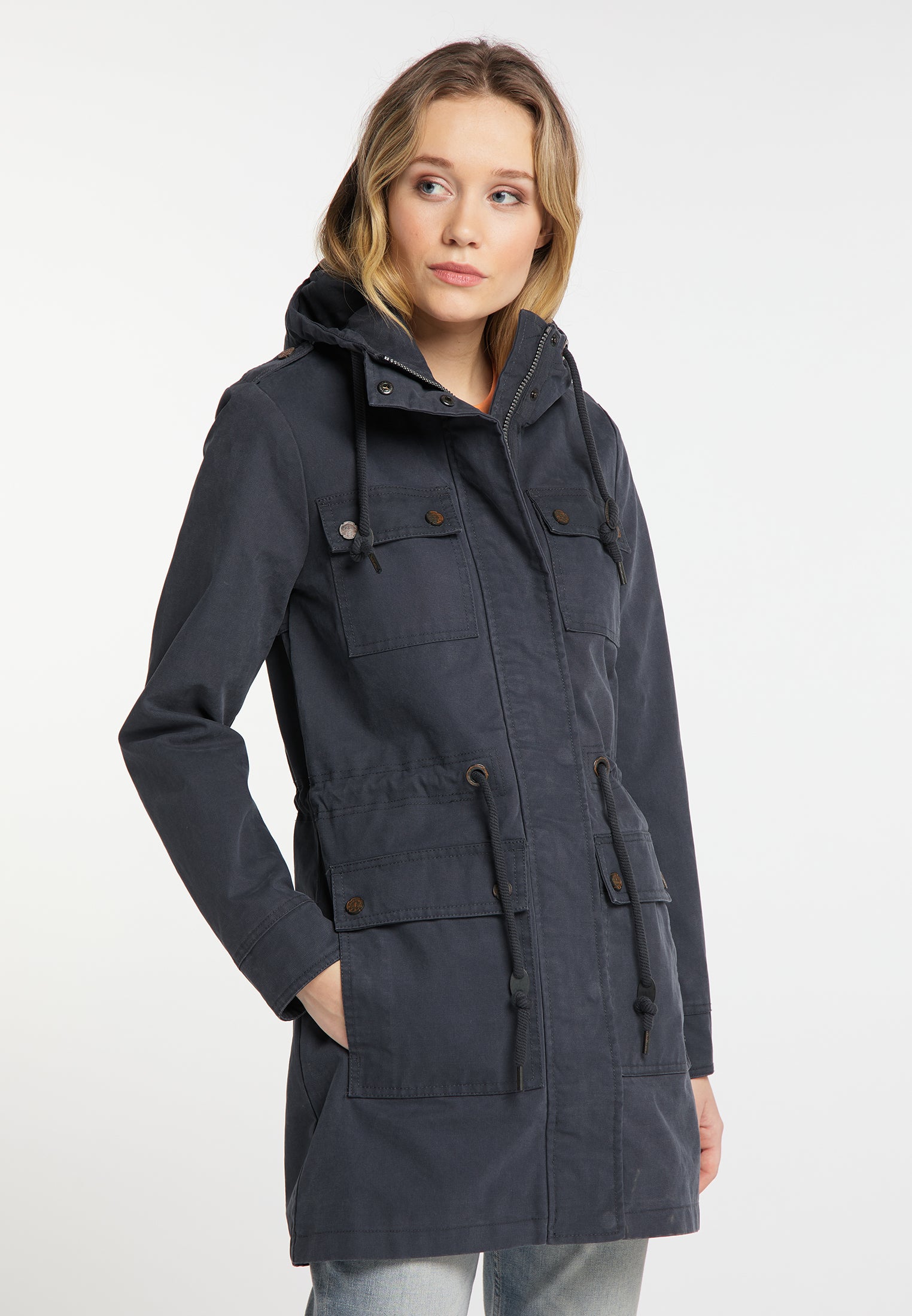 DreiMaster Vintage Damen-Baumwoll-Parka
