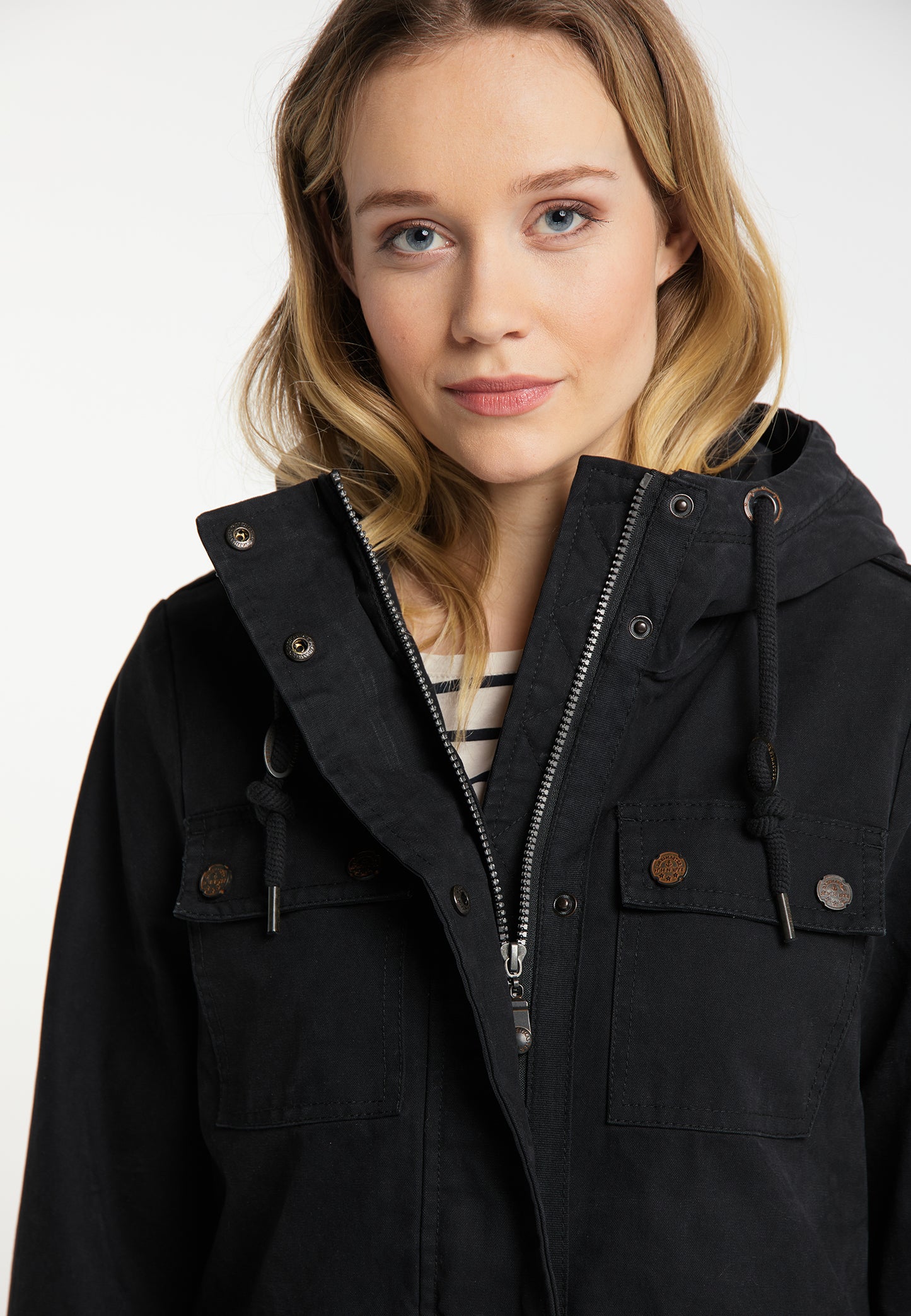 DreiMaster Vintage Damen-Baumwoll-Parka