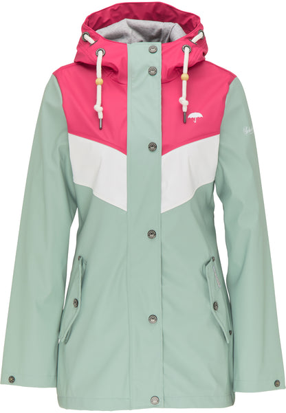 Schmuddelwedda Women's Color-Block Regenjacke