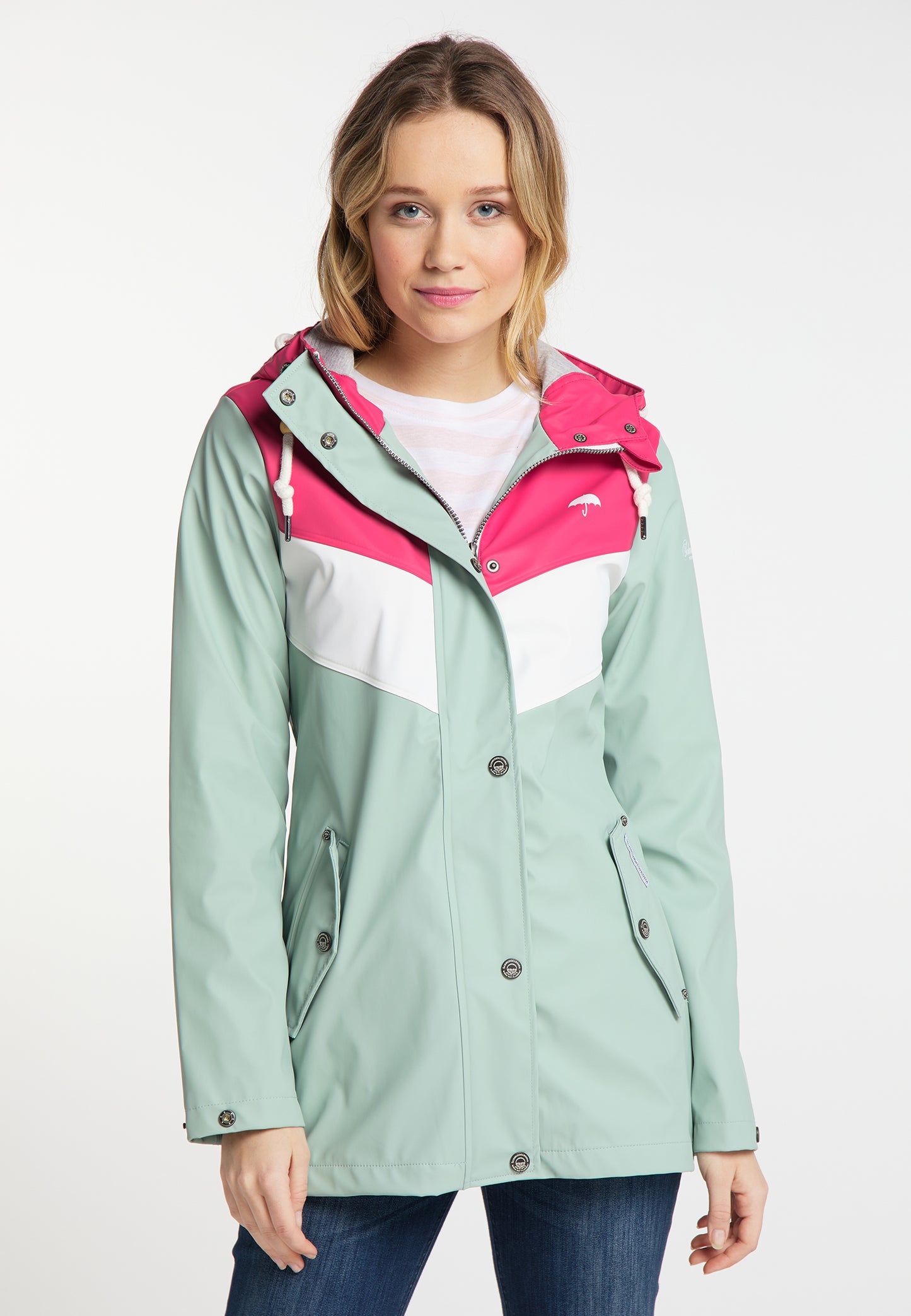 Schmuddelwedda Women's Color-Block Regenjacke