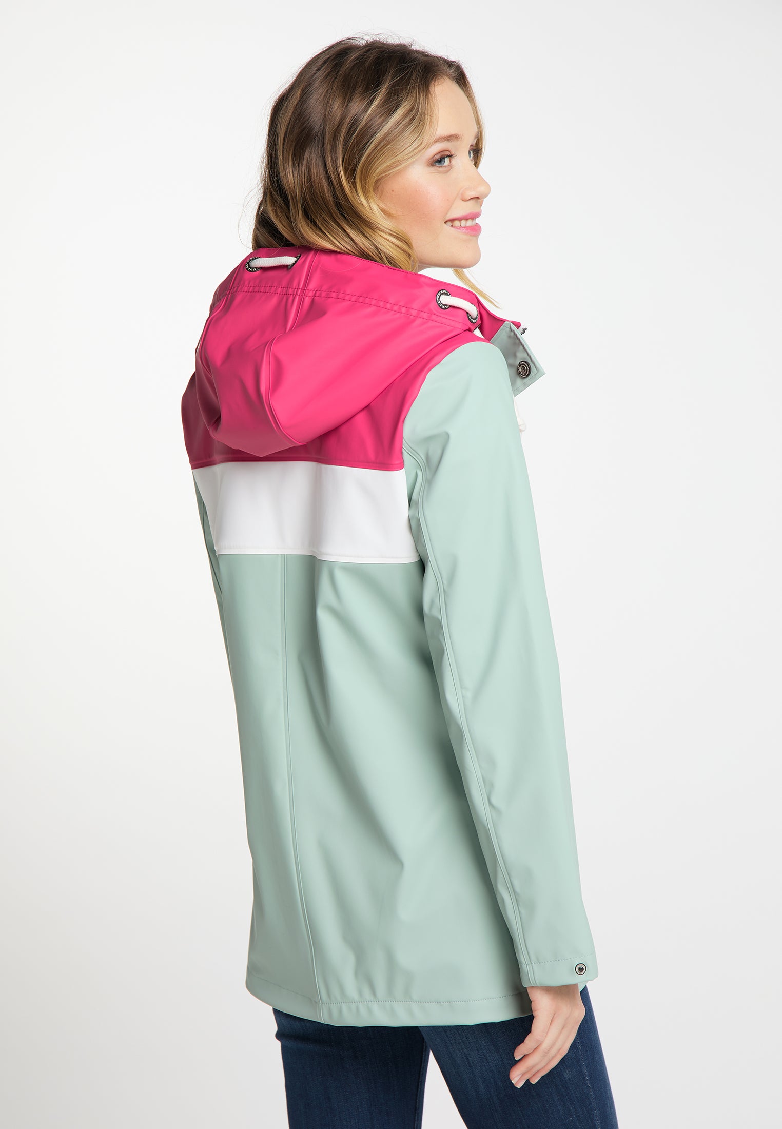 Schmuddelwedda Women's Color-Block Regenjacke