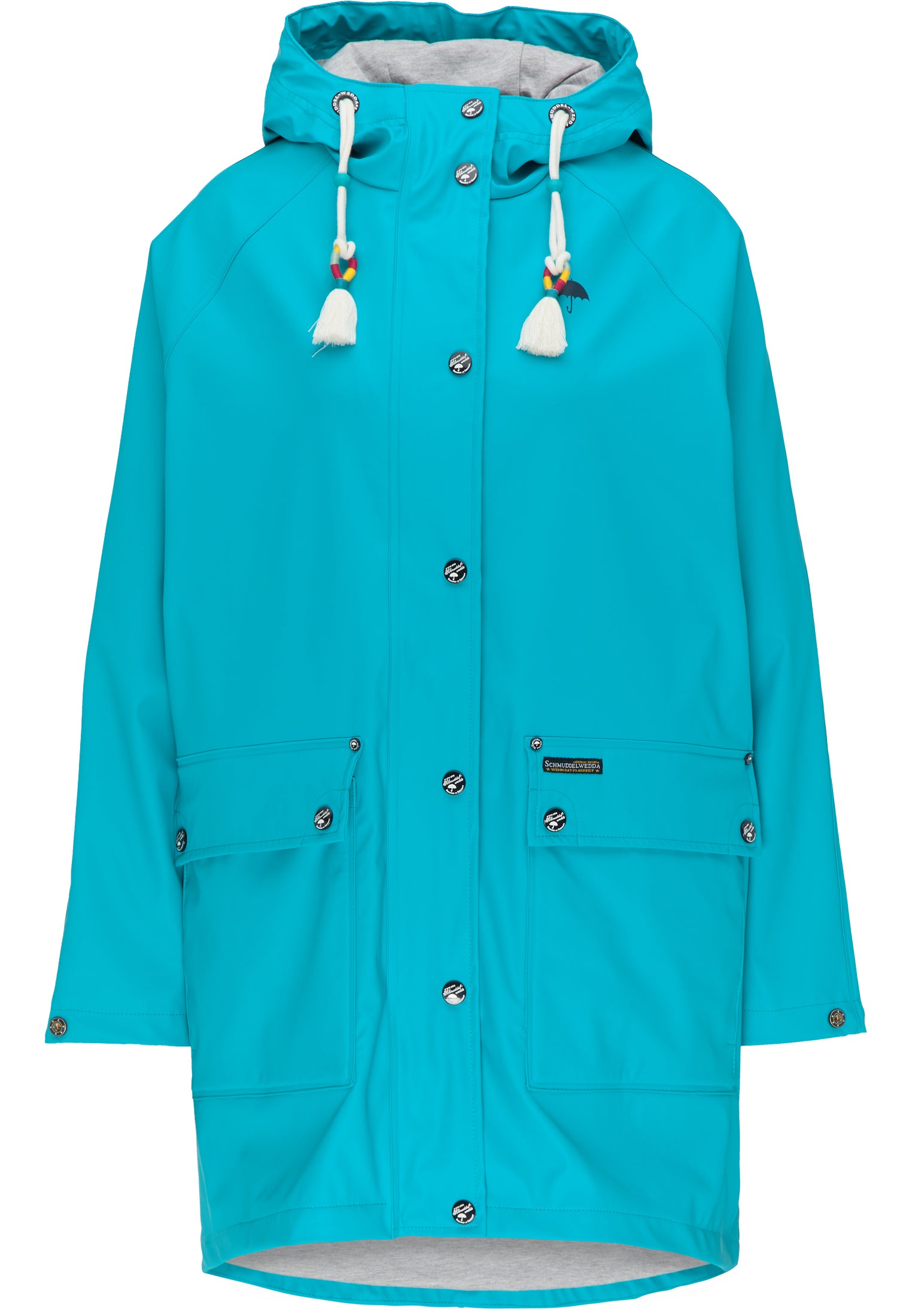 Schmuddelwedda Damen Oversized Regenmantel