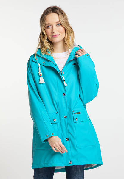 Schmuddelwedda Damen Oversized Regenmantel