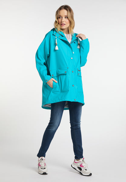 Schmuddelwedda Damen Oversized Regenmantel