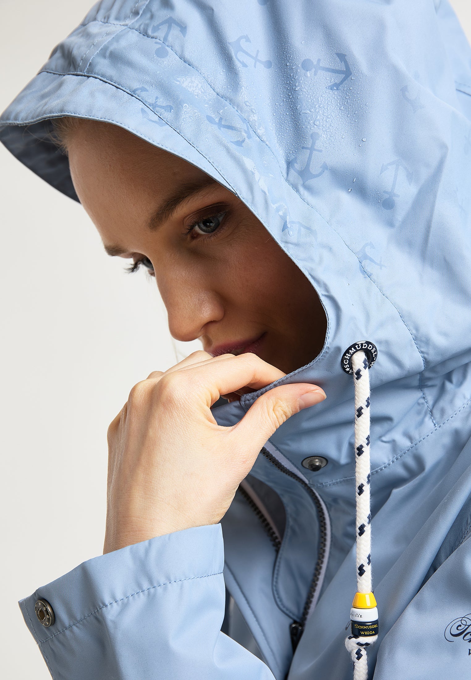 Schmuddelwedda Women's Regenparka mit Magicprint