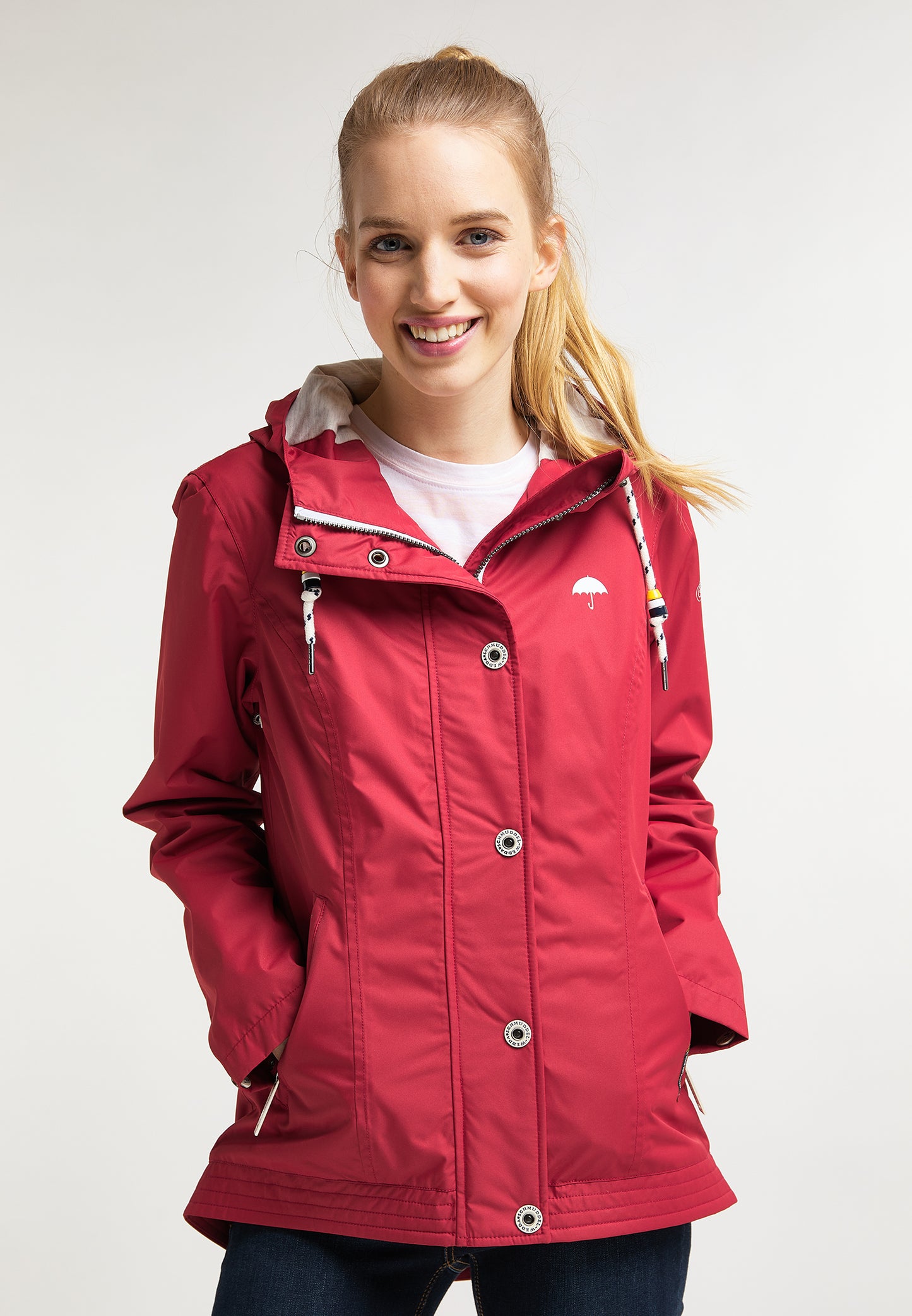 Schmuddelwedda Damen-Regenjacke mit Magicprint