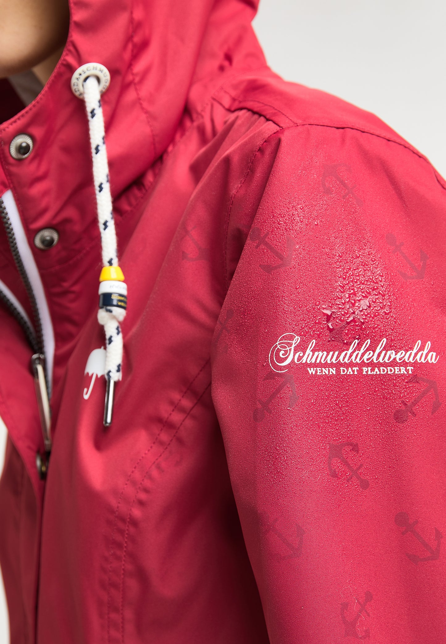 Schmuddelwedda Damen-Regenjacke mit Magicprint