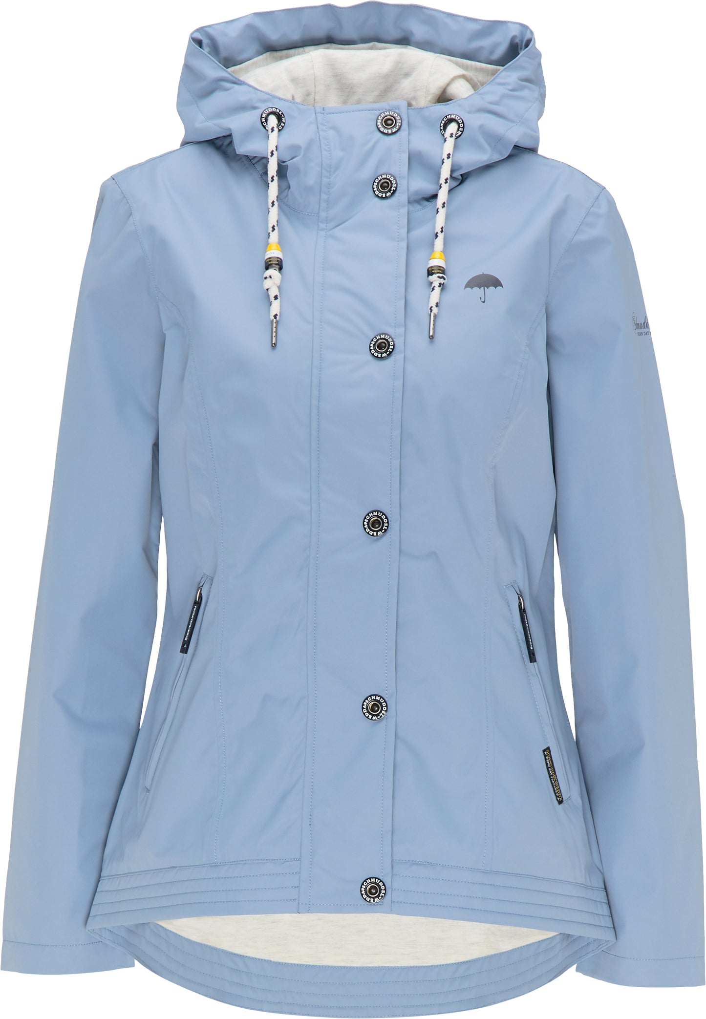 Schmuddelwedda Damen-Regenjacke mit Magicprint