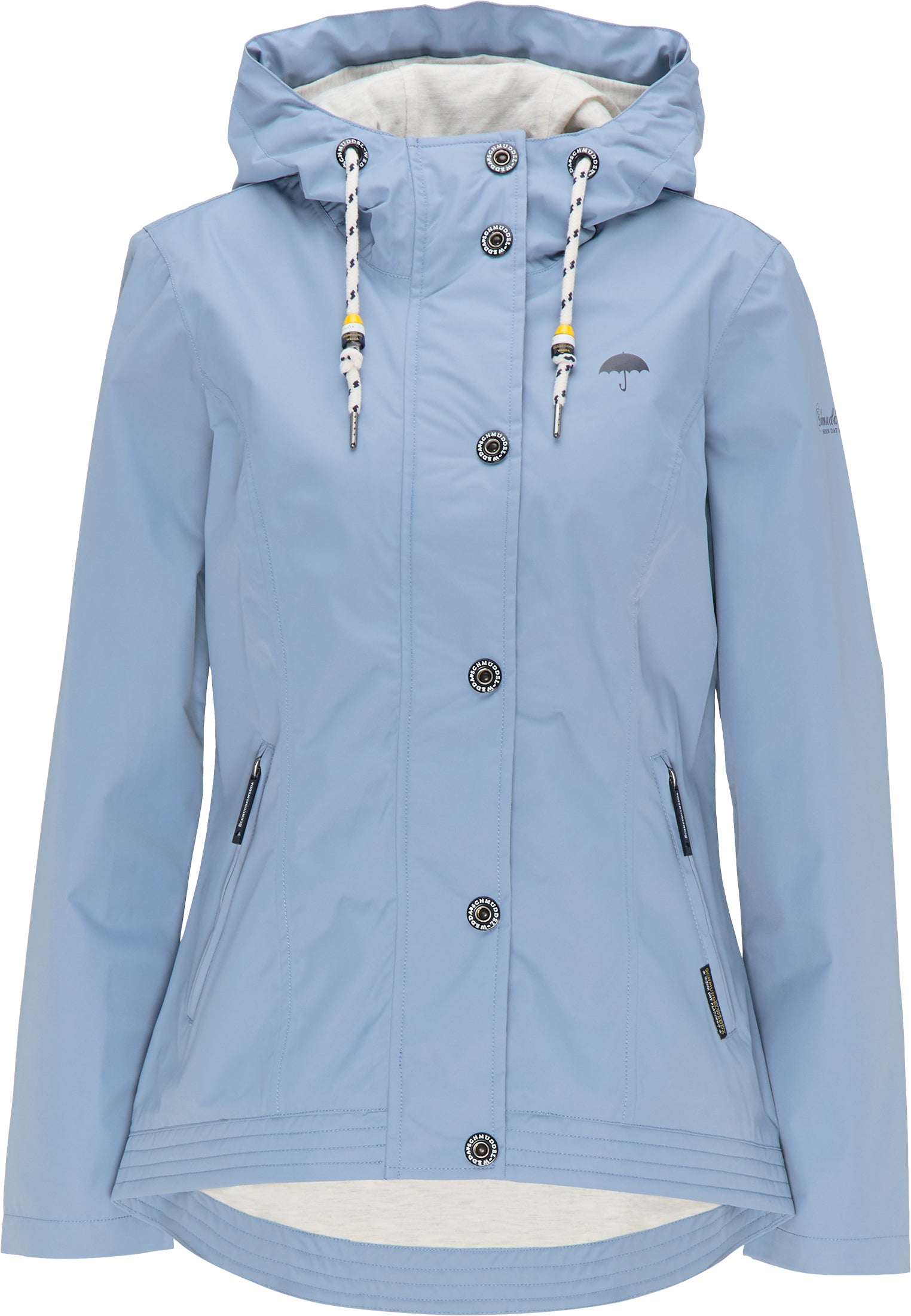 Schmuddelwedda Damen-Regenjacke mit Magicprint