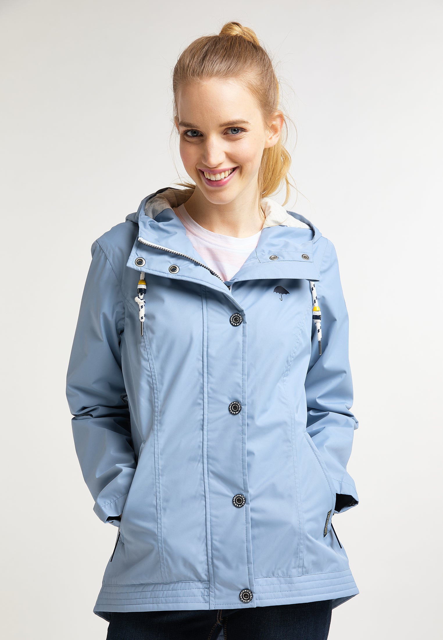 Schmuddelwedda Damen-Regenjacke mit Magicprint
