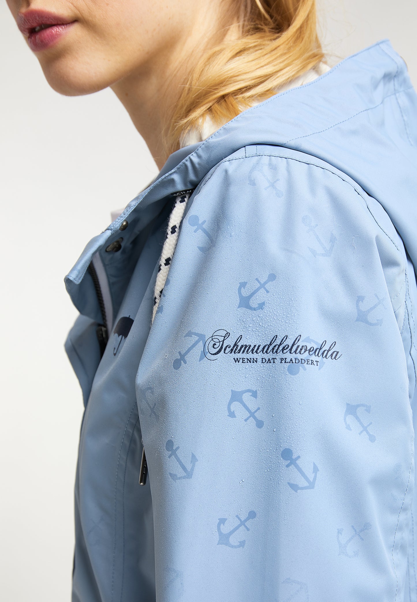 Schmuddelwedda Damen-Regenjacke mit Magicprint