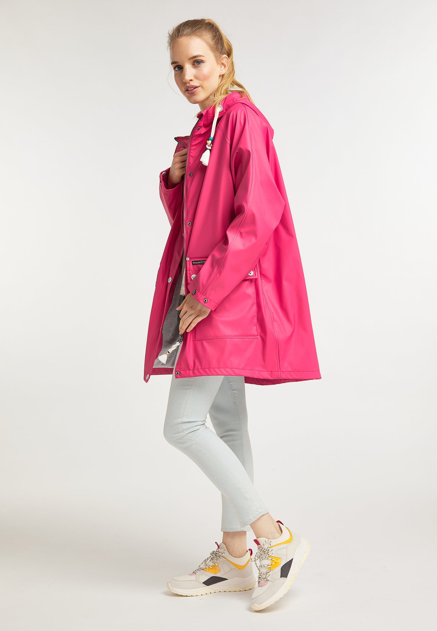 Schmuddelwedda Damen Oversized Regenmantel