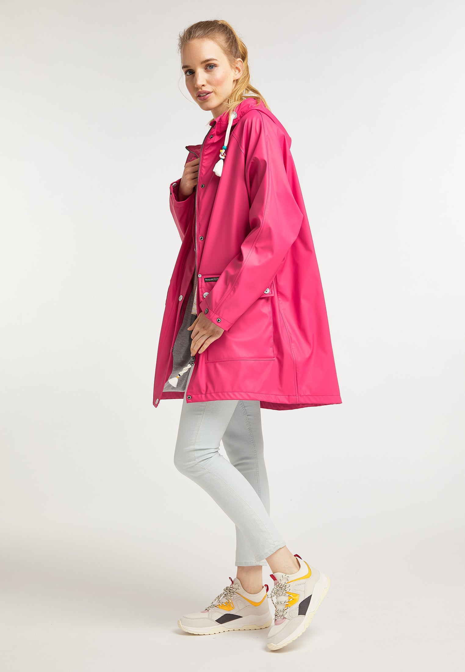 Schmuddelwedda Damen Oversized Regenmantel