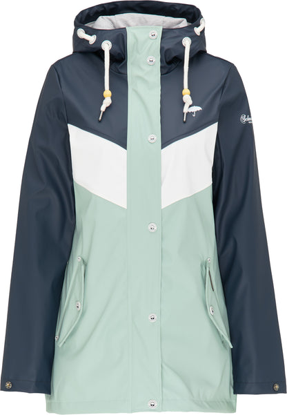 Schmuddelwedda Women's Color-Block Regenjacke