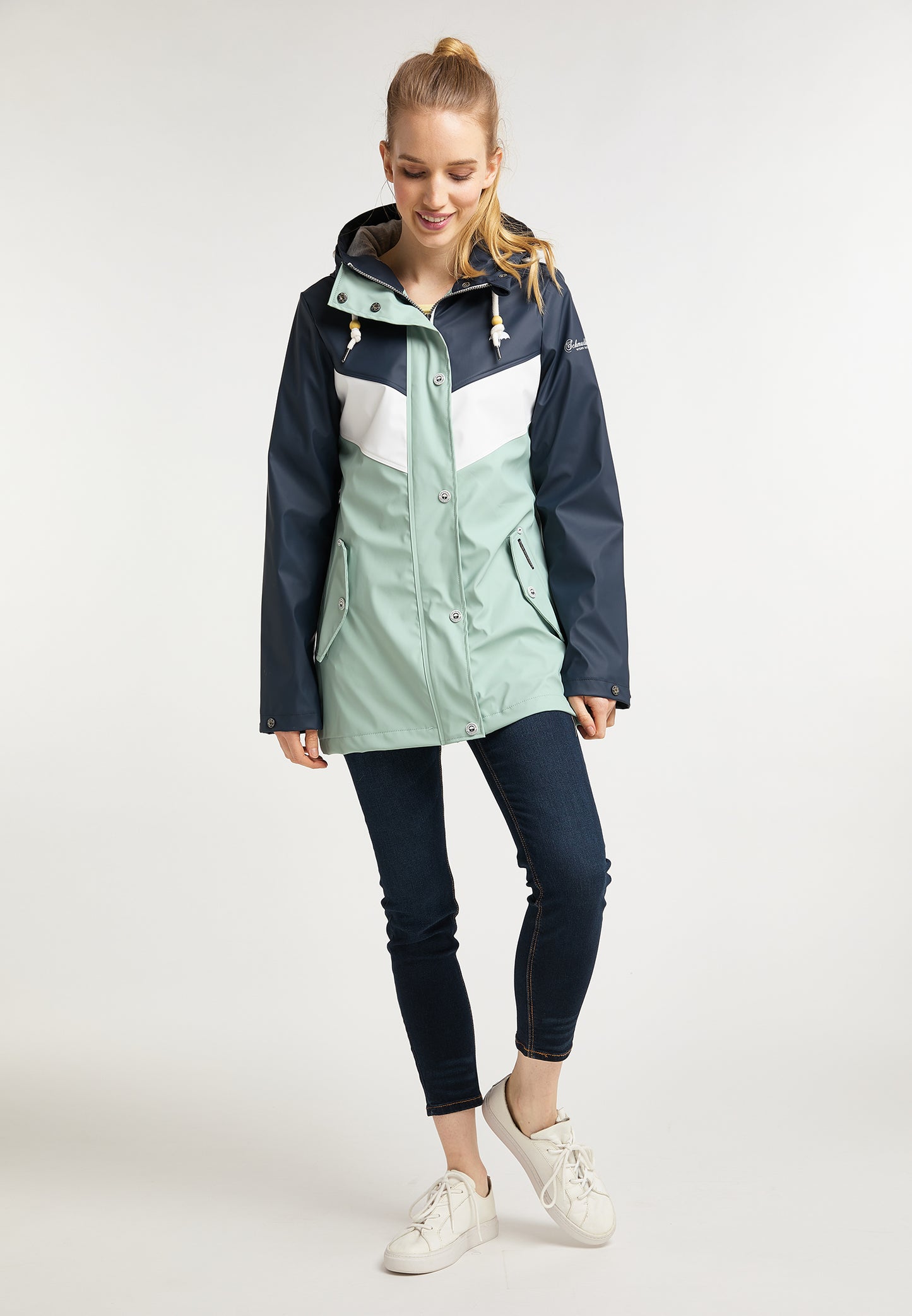 Schmuddelwedda Women's Color-Block Regenjacke