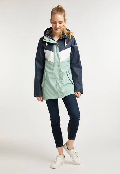 Schmuddelwedda Women's Color-Block Regenjacke