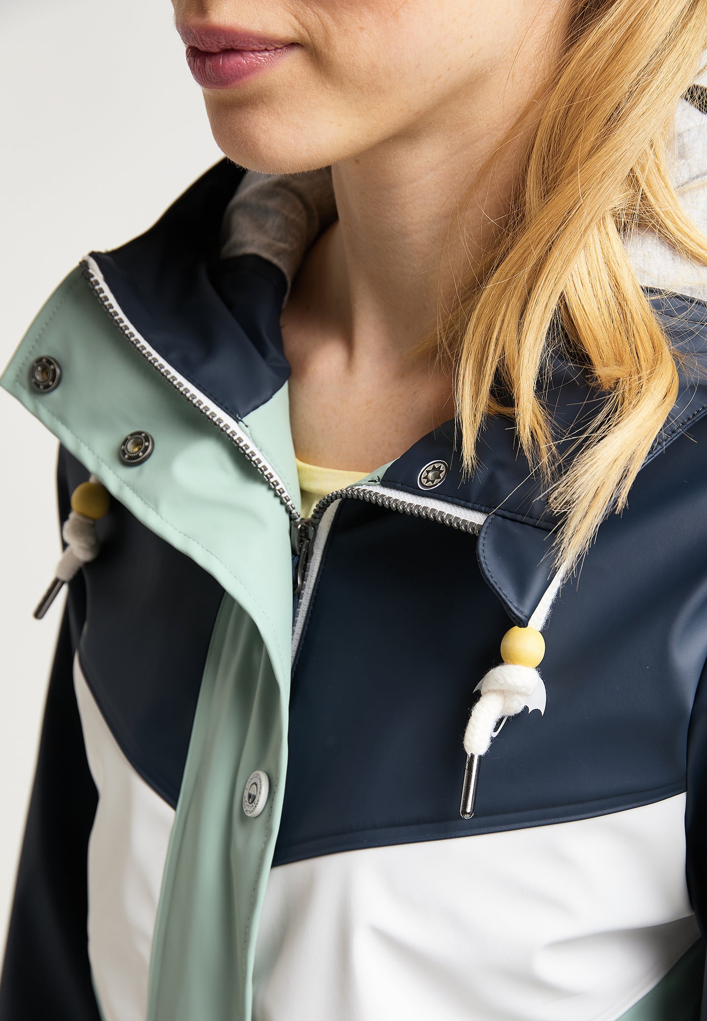 Schmuddelwedda Women's Color-Block Regenjacke