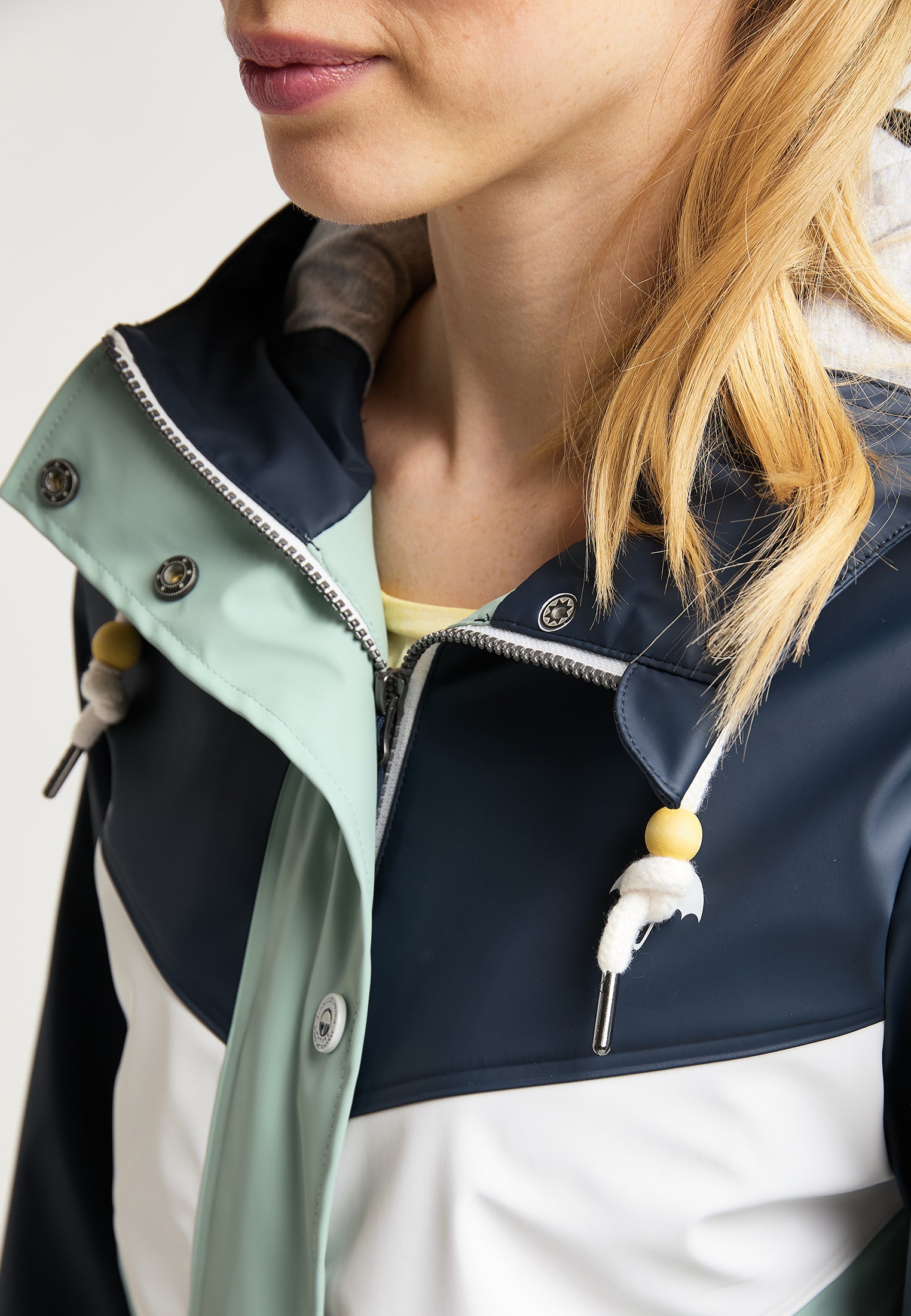 Schmuddelwedda Women's Color-Block Regenjacke