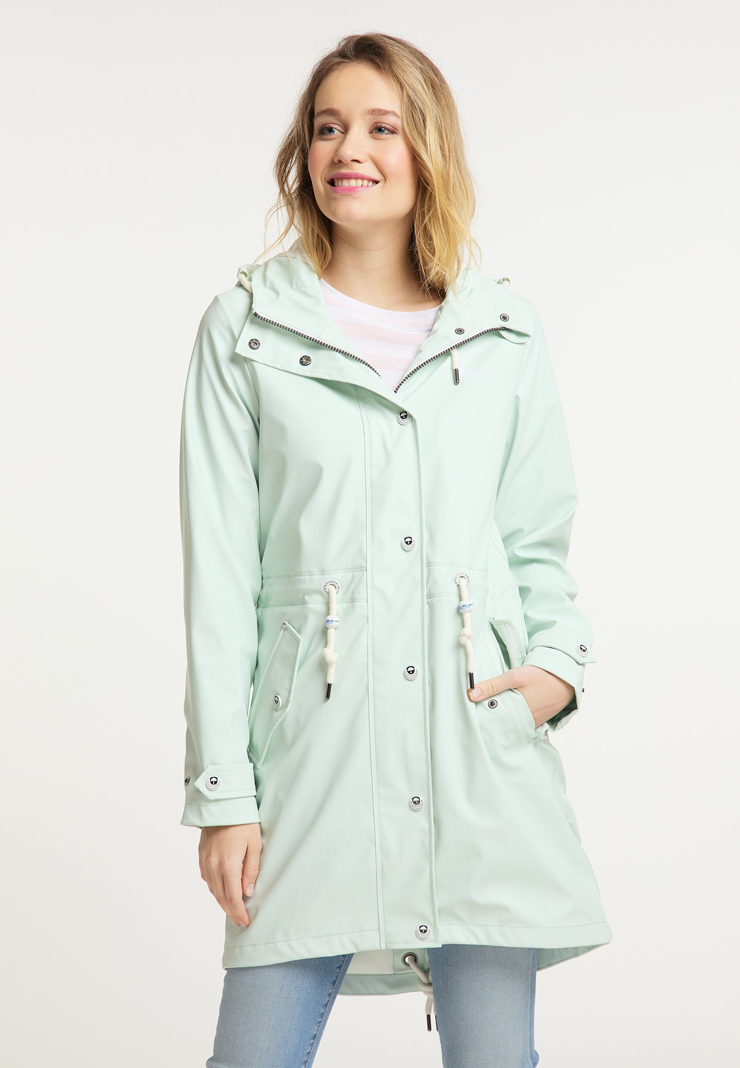 Schmuddelwedda Damen Regenmantel