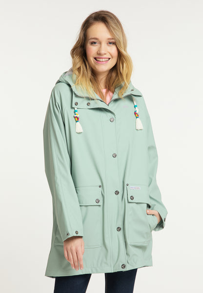 Schmuddelwedda Damen Oversized Regenmantel
