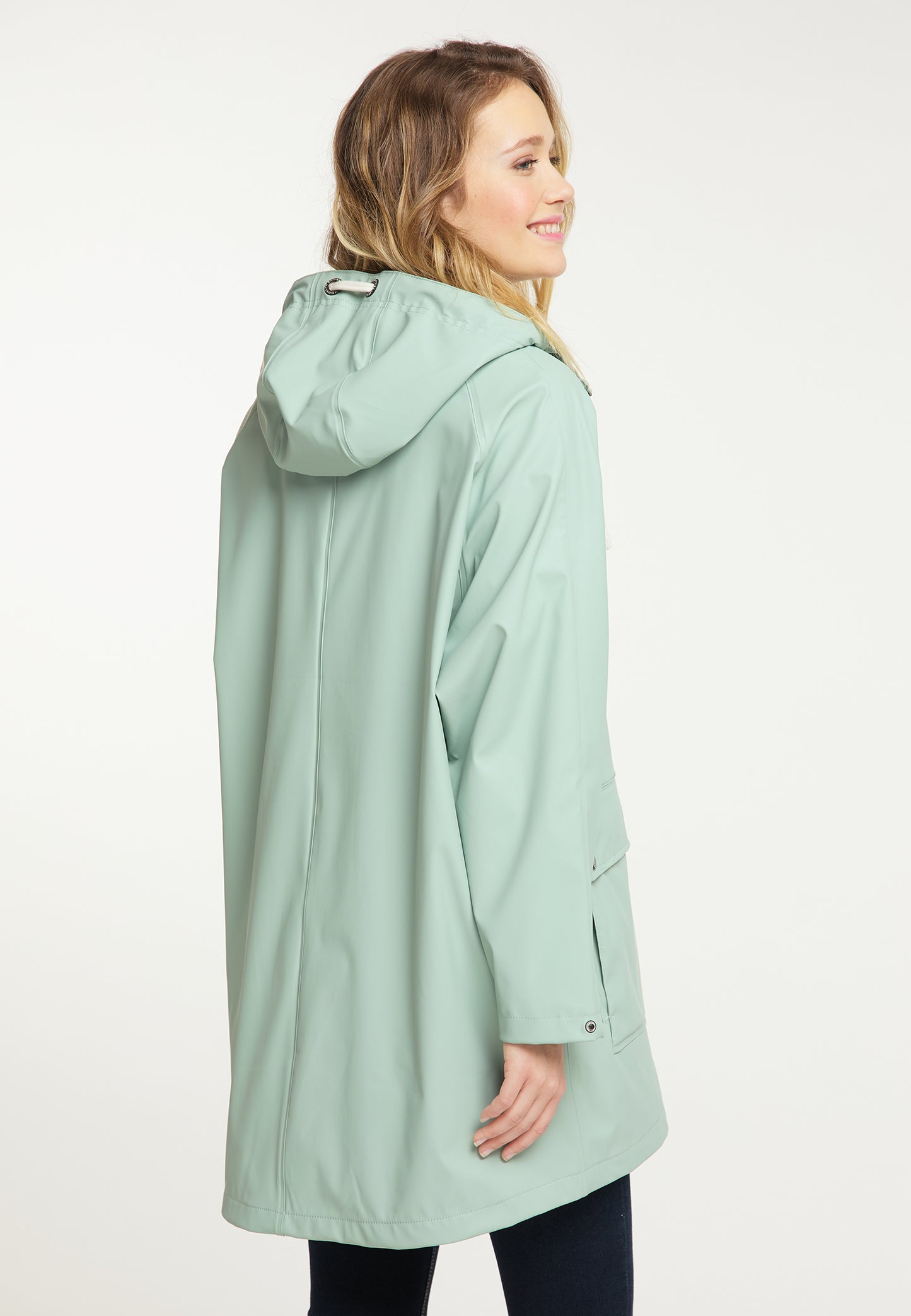 Schmuddelwedda Damen Oversized Regenmantel
