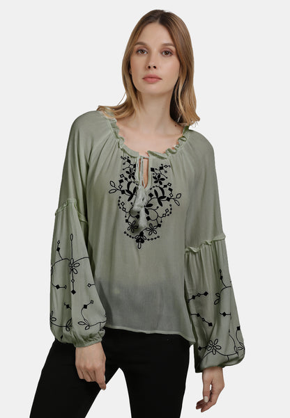 DreiMaster Vintage Women's Schlupfbluse