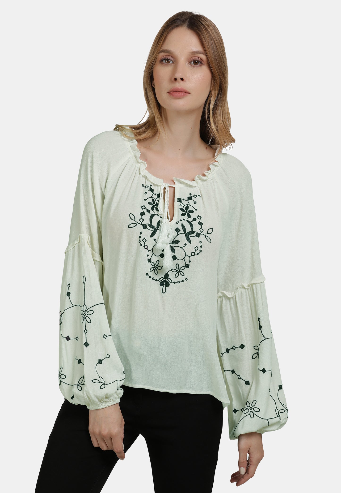 DreiMaster Vintage Women's Schlupfbluse