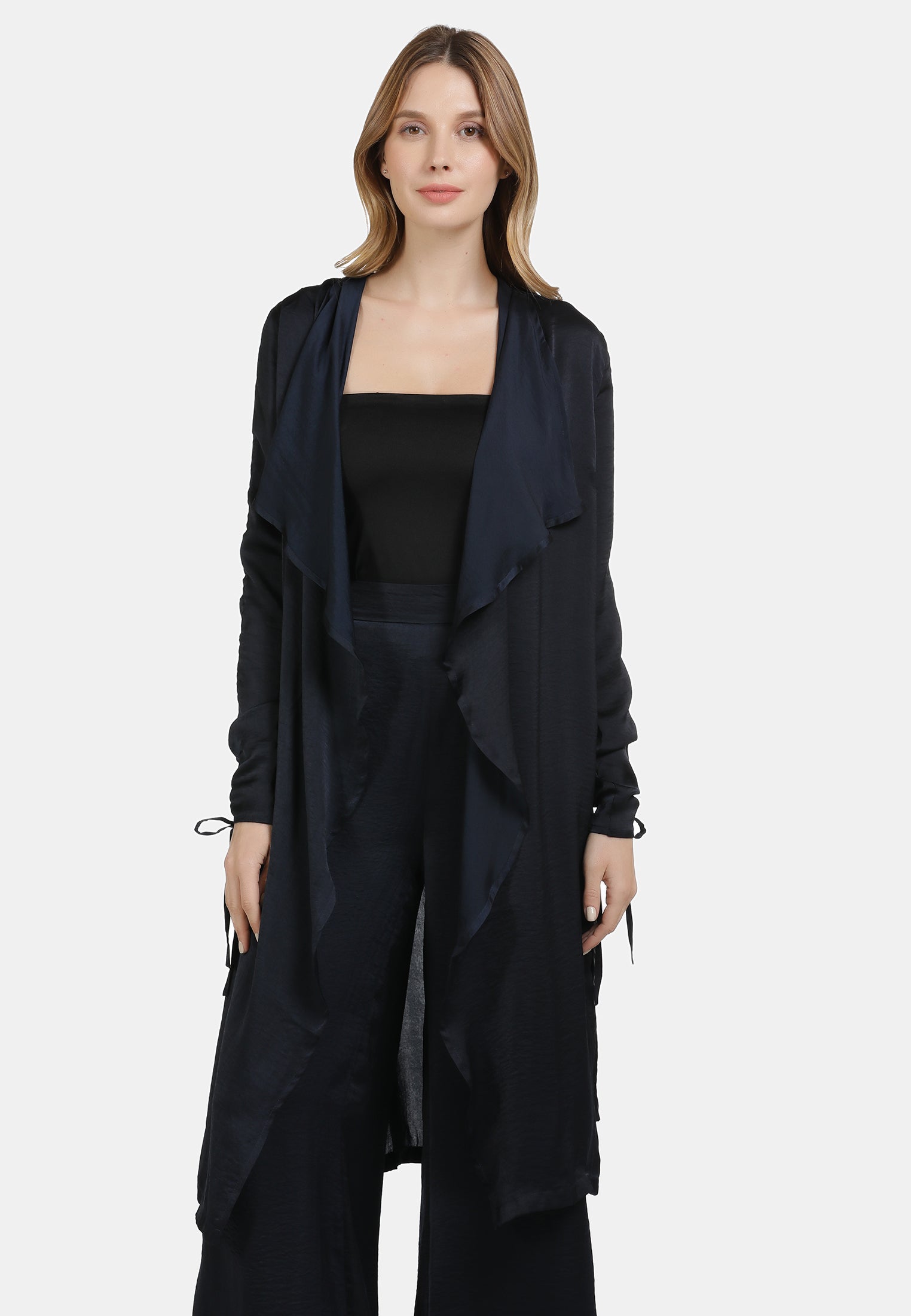 DreiMaster Vintage Women's Satinmantel