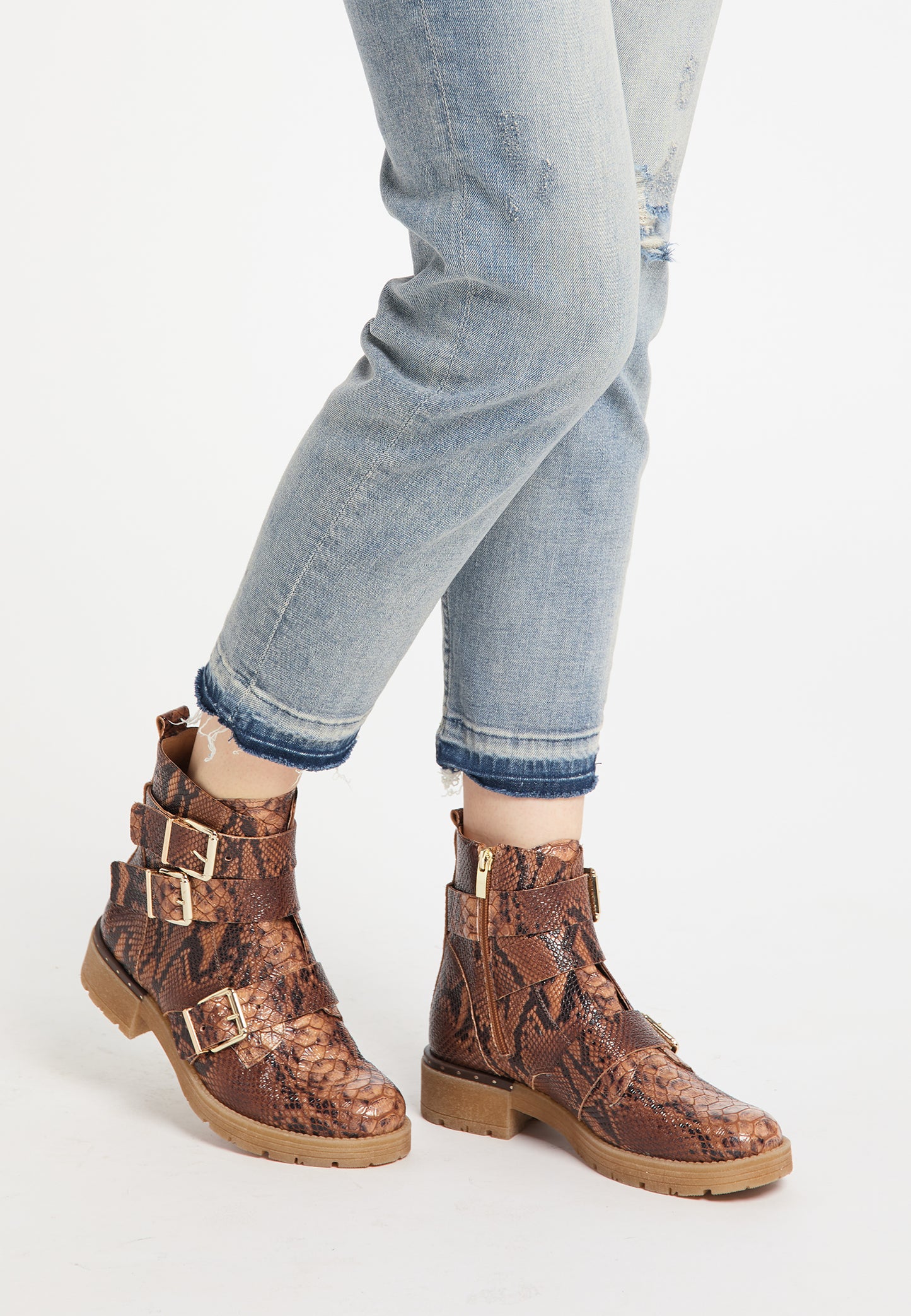 DreiMaster Vintage Women's Biker Boots