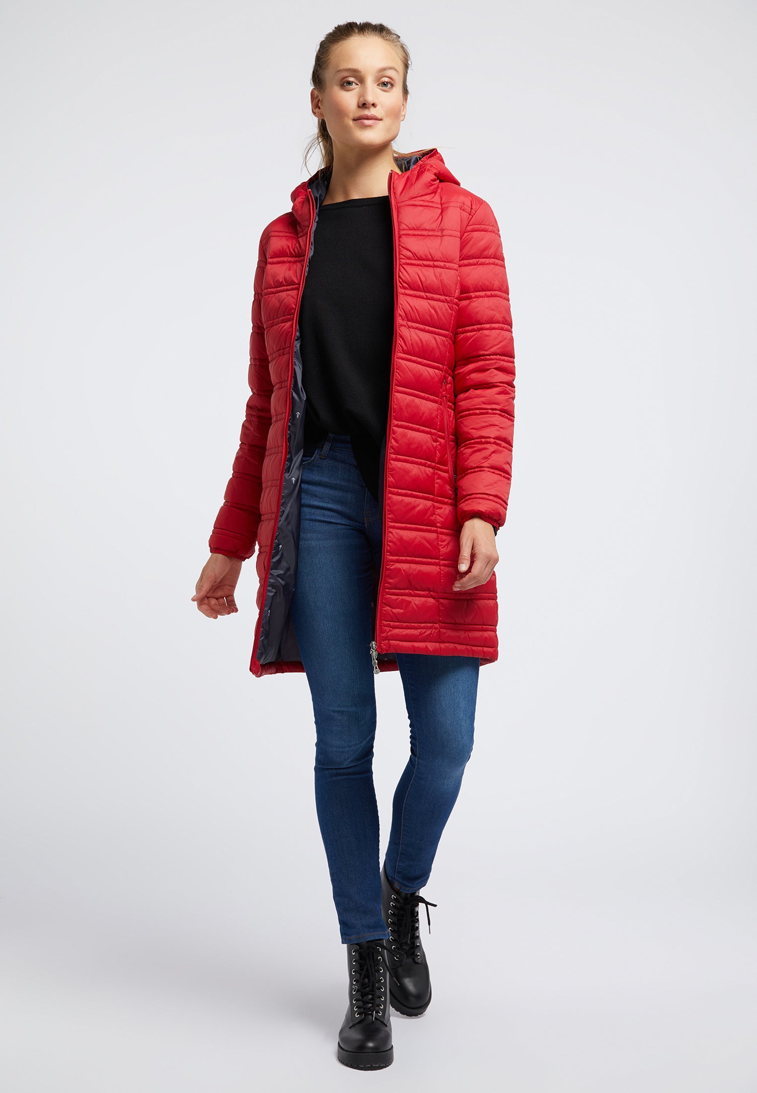 DreiMaster Maritim Women's Leichter Steppmantel