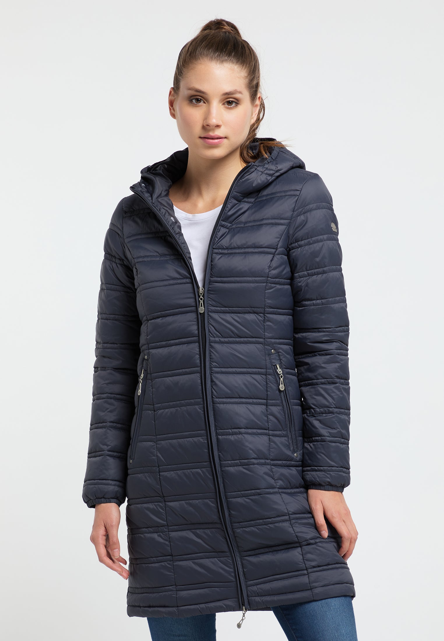 DreiMaster Maritim Women's Leichter Steppmantel
