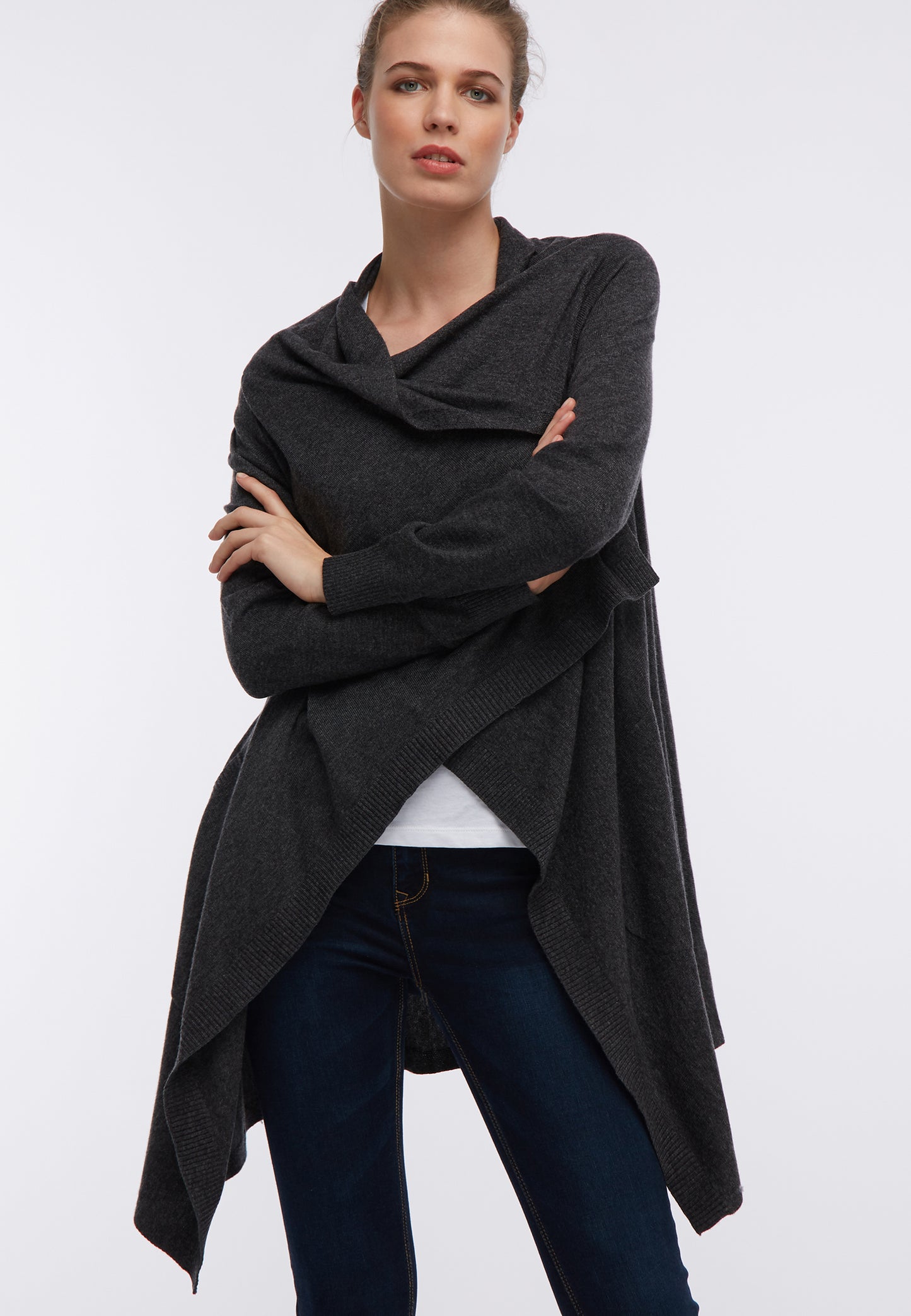 DreiMaster Damen-Strickjacke